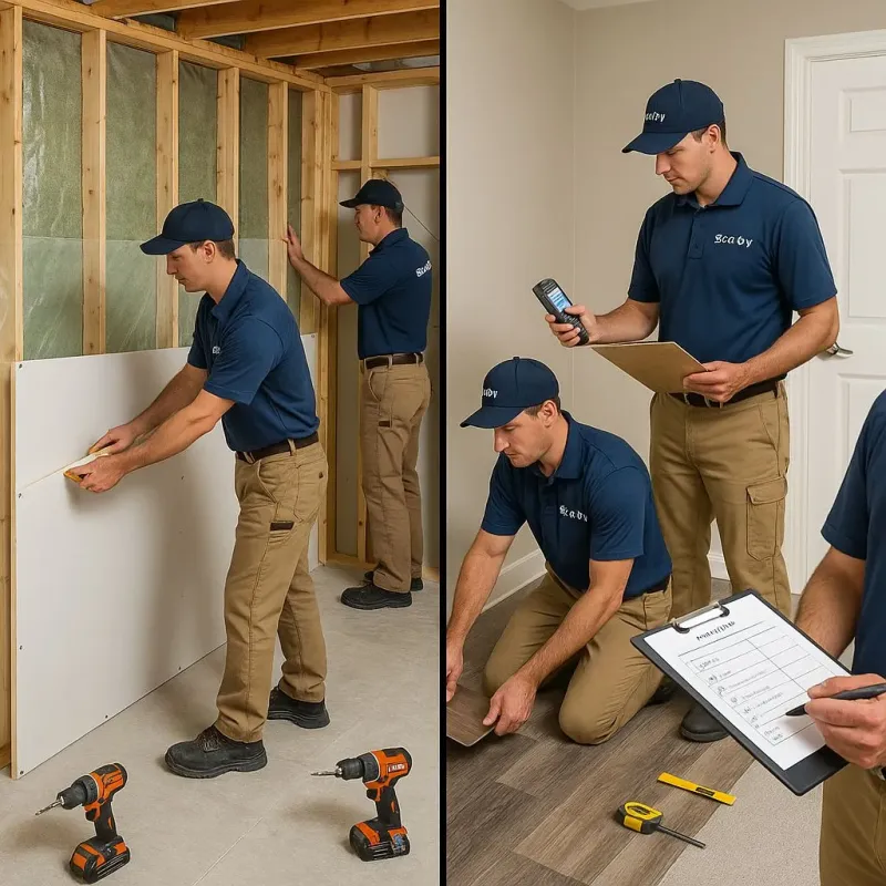 Repairs and Reconstruction process in Marietta, OK